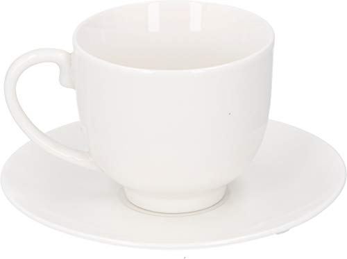 Alpina 12-Piece Set of Espresso Cups and Saucers - 6 People - White ...