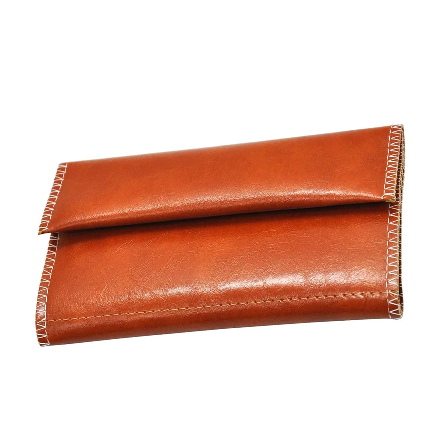 KAV Handcrafted PU Leather Tobacco Pouch - Compact and Lightweight 6.23 x 3.4 inches Size for Travel and Daily Use - Durable and Stylish Holder for Smokers