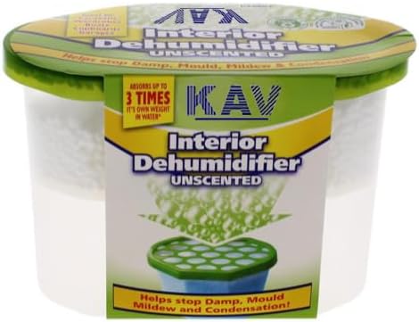 KAV Moisture Absorber Dehumidifier - Dampness Remover for Home, Kitchen, Wardrobe - Combat Dampness, Mould, Odors with Hydrophilic Crystals Dehumidifier - 500ml