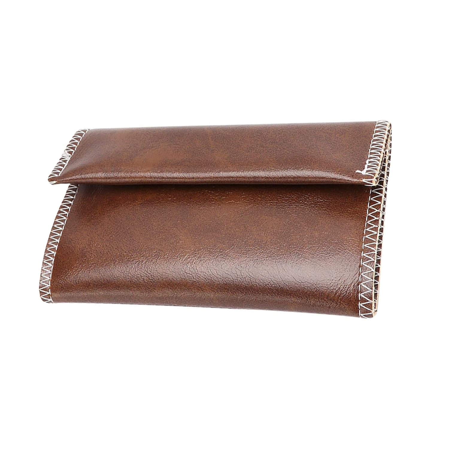 KAV Handcrafted PU Leather Tobacco Pouch - Compact and Lightweight 6.23 x 3.4 inches Size for Travel and Daily Use - Durable and Stylish Holder for Smokers