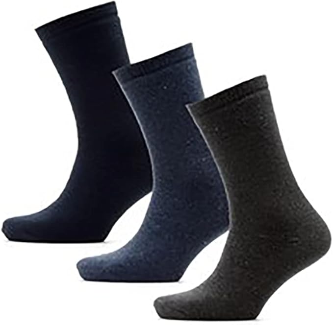 KAV Women Assorted Colour Thermal Socks - Anti Slip Low Cut Ankle Thermal Slipper Sock with Grips for Winter - Thick Warm, UK 4-8
