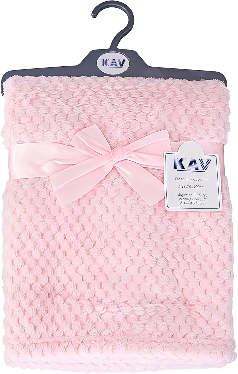 KAV Premium Fleece Baby Wrap Blanket - All-Season Comfort, Sustainable and Breathable, 75x100 cm, Easy Wash, Lightweight for Newborns, Infants, and Babies