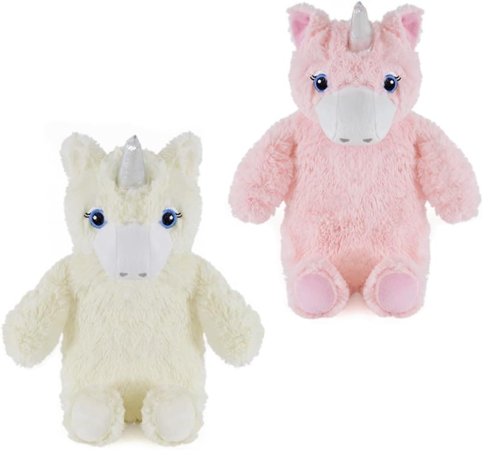 KAV Cute Hot Water Bottle - Ruber Bottle with Low Pile Plush Cover