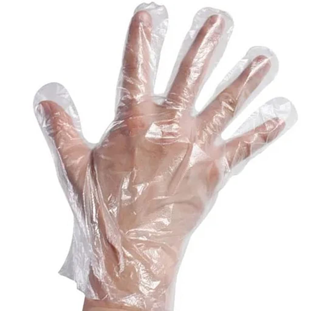 KAV Disposable Gloves 500 Pack, One Size Fits All, Cleaning Gloves for Maintenance, Painting, and More - Durable, Hygienic, and Convenient Solution