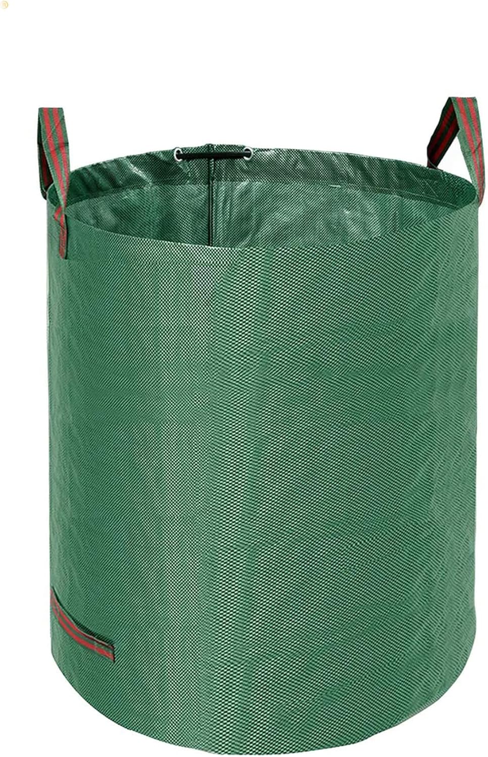KAV Heavy Duty Garden Waste Bags - Large Garden Bag with Handles - Waterproof Rubbish Refuse Sacks - Pack of 3 (Green)
