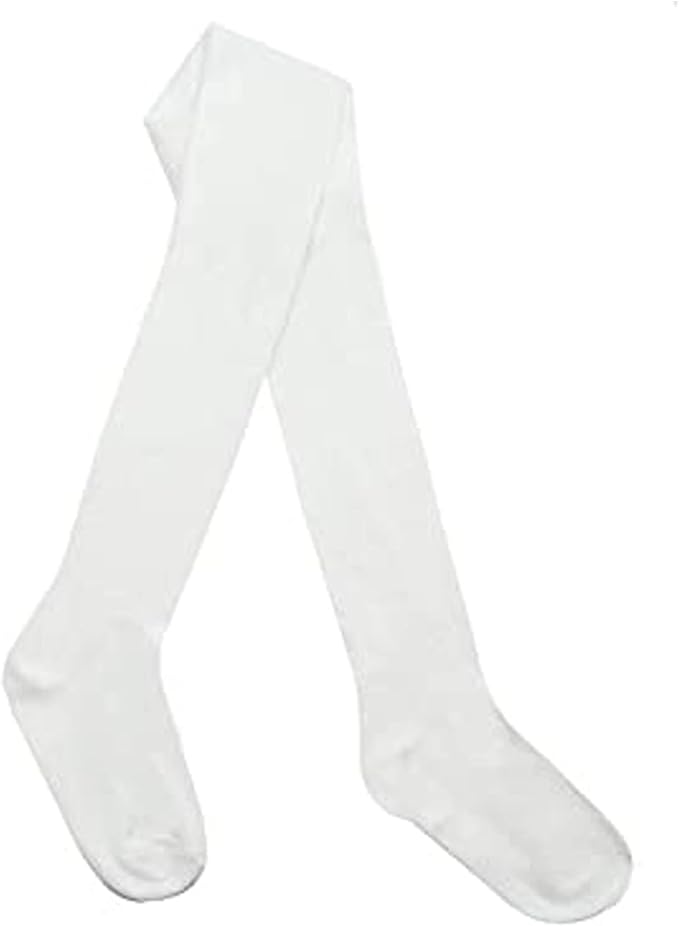 KAV Girls Tights - Simple and Smooth Cotton Tights for Children - Skin-Friendly Bottoms Tights for Everyday Casual Wear, Indoor and Outdoor