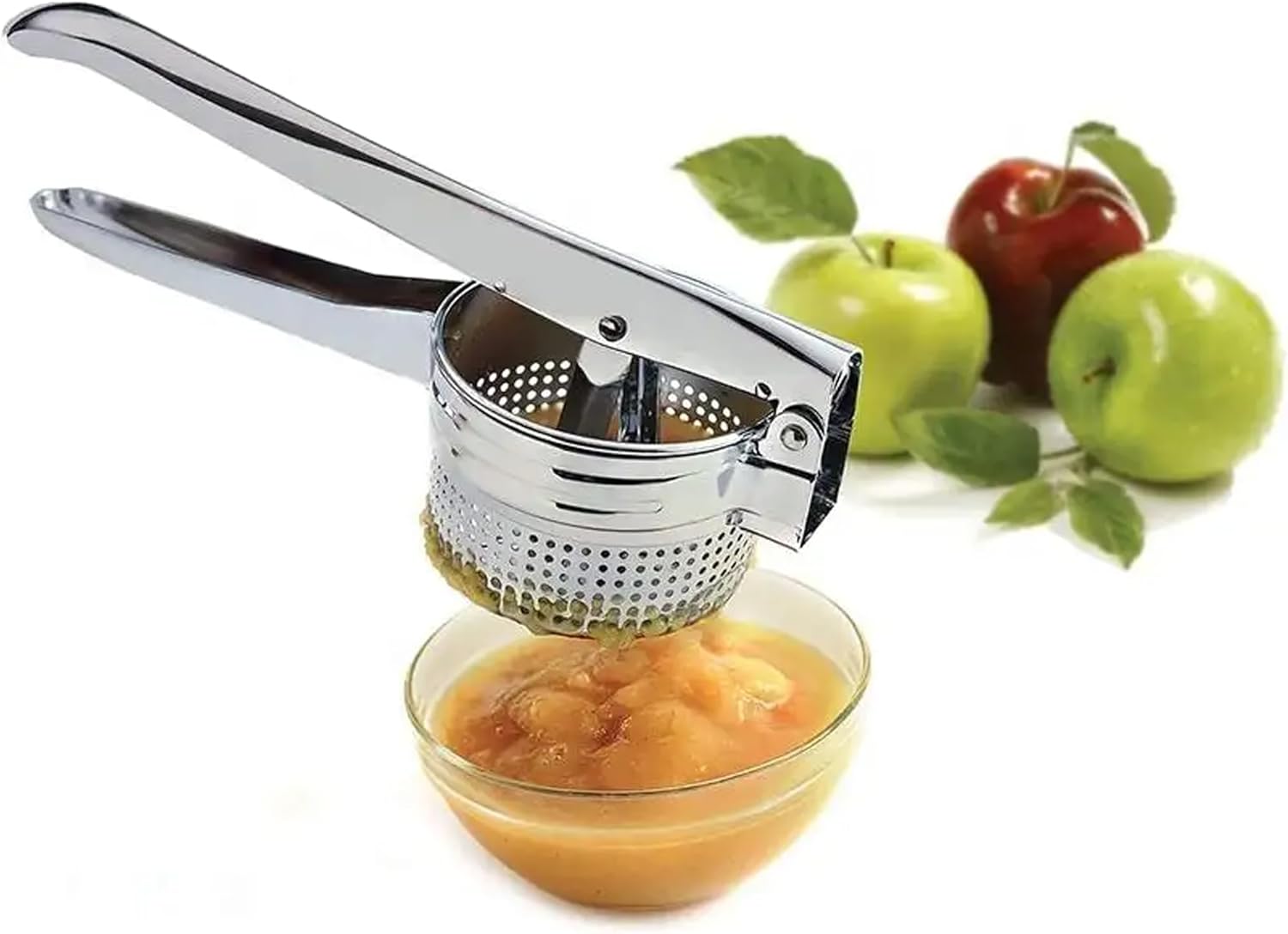 KAV Potato Ricer Masher Lemon Squeezer Fruit Press - Stainless Steel Mash for Effortless Food Preparation, Professional Grade Kitchen Tool for Smooth Potatoes