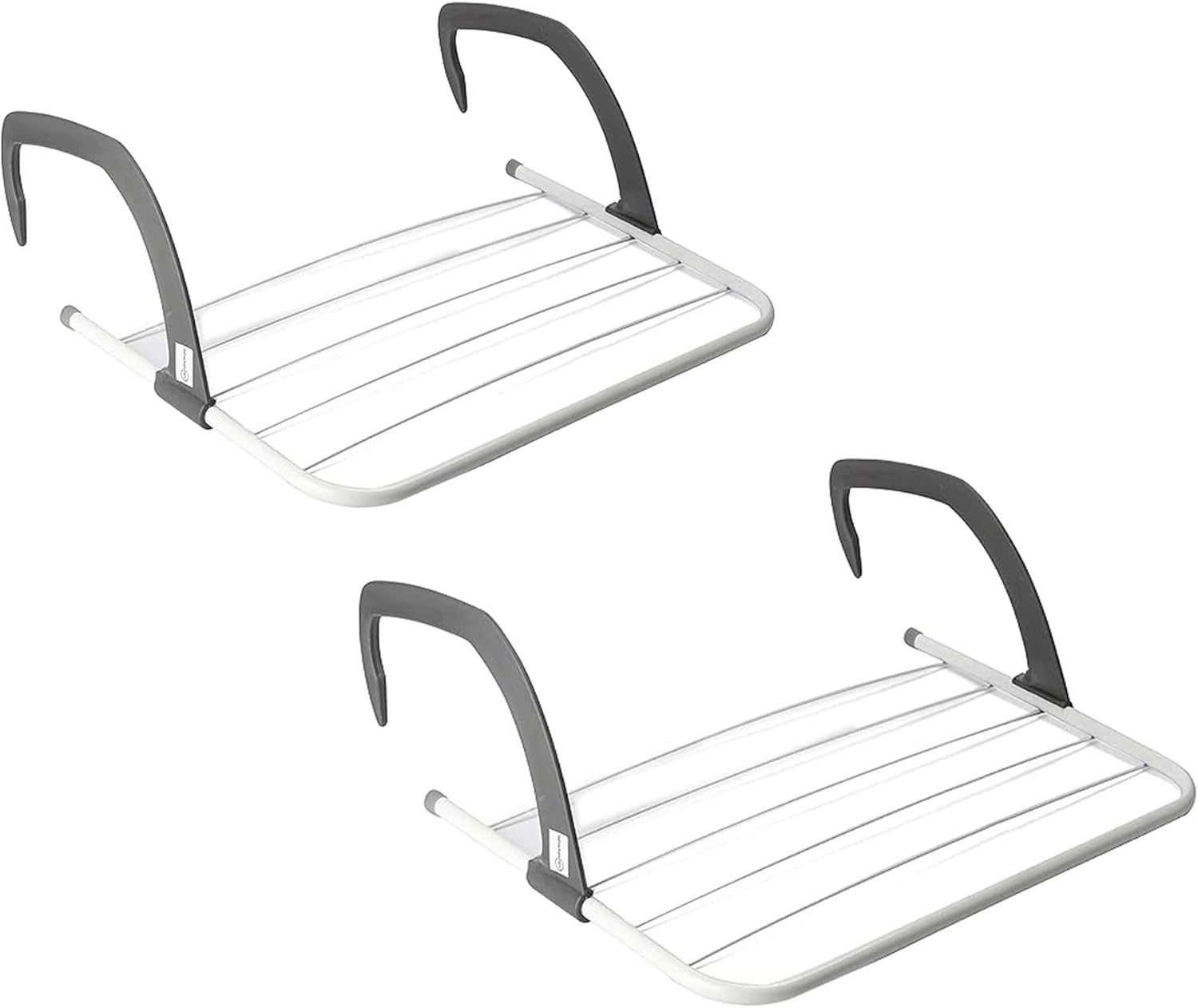 KAV Foldable Indoor Cloth Airer Drying Radiator Bath Rack 5 Bars with Waterproof Adjustable Arms Space-Saving Camping Drying Rack, Indoor Outdoor Towel Holder