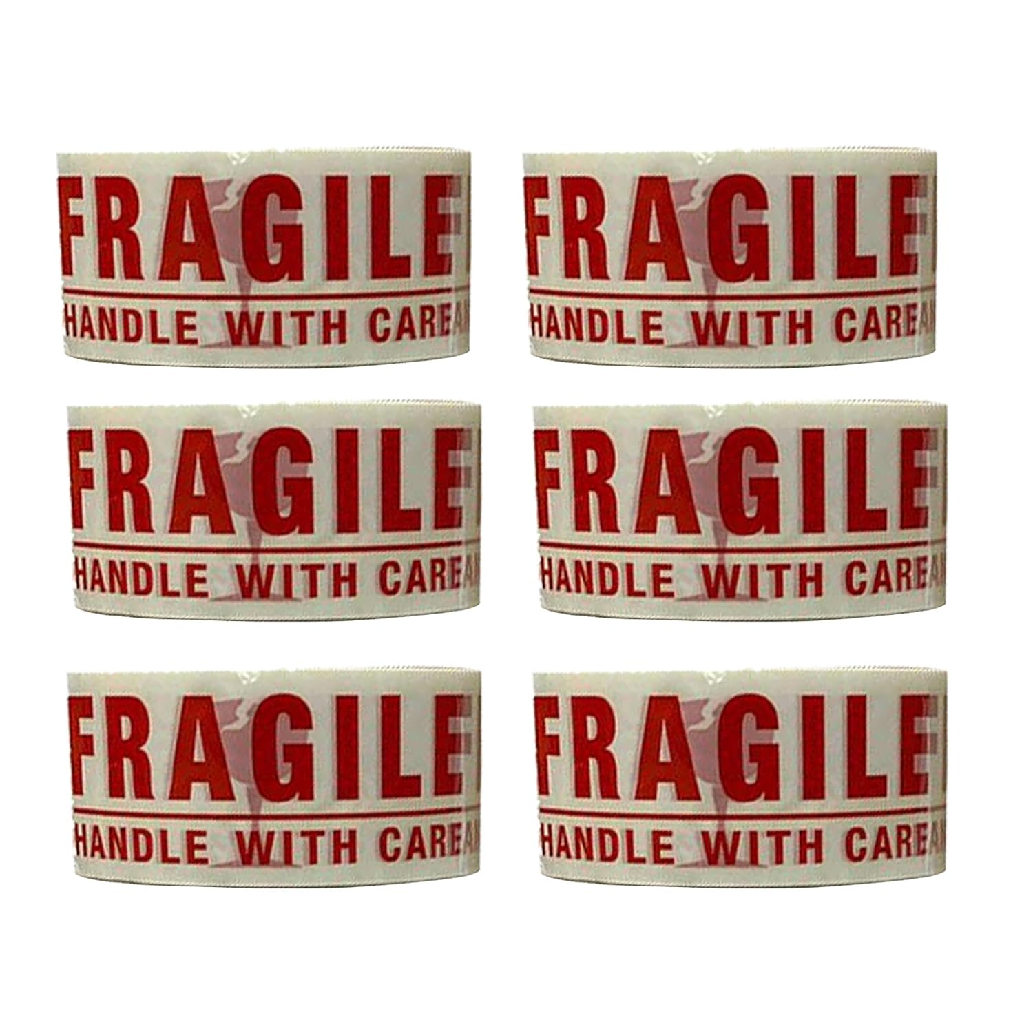 KAV Strong Adhesive Packaging Tape - 48MM x 66M Rolls for Secure Box Sealing, Heavy-Duty Parcel Tape with Improved Formula, UV and Moisture Resistant, FSC Certified