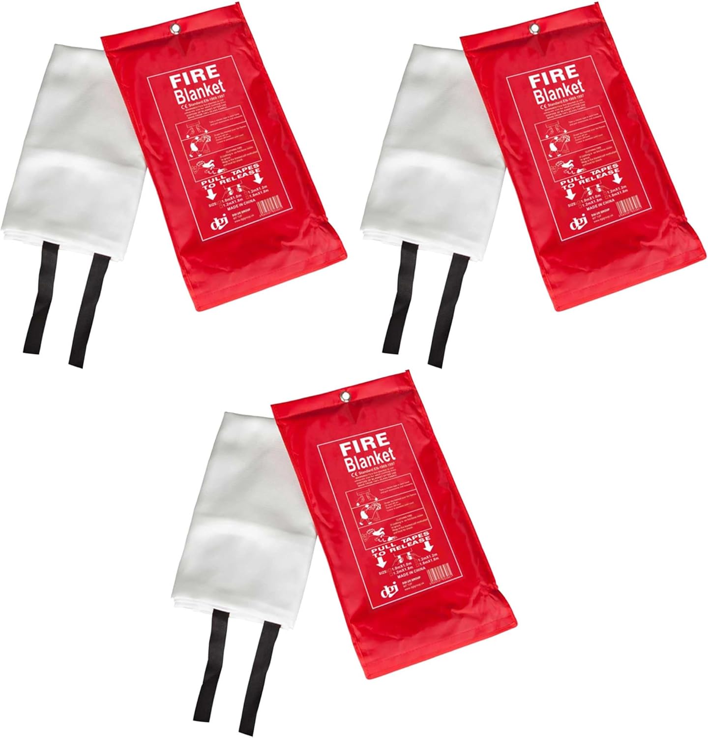 KAV Fire Blanket - Essential Accessories for Home, Kitchen, Caravans, Garages - Protect with Fire Blanket, Guard, and First Response Tools