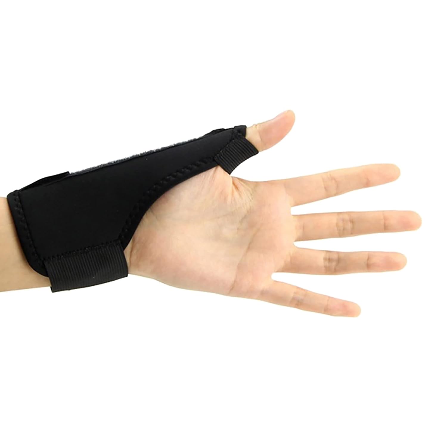 KAV Thumb Wrist Support Splint for Carpal Tunnel- Adjustable, Heat Retention, Stabilization with Aluminum Stay - Fits Left or Right Hand, One Size Wrist Splint