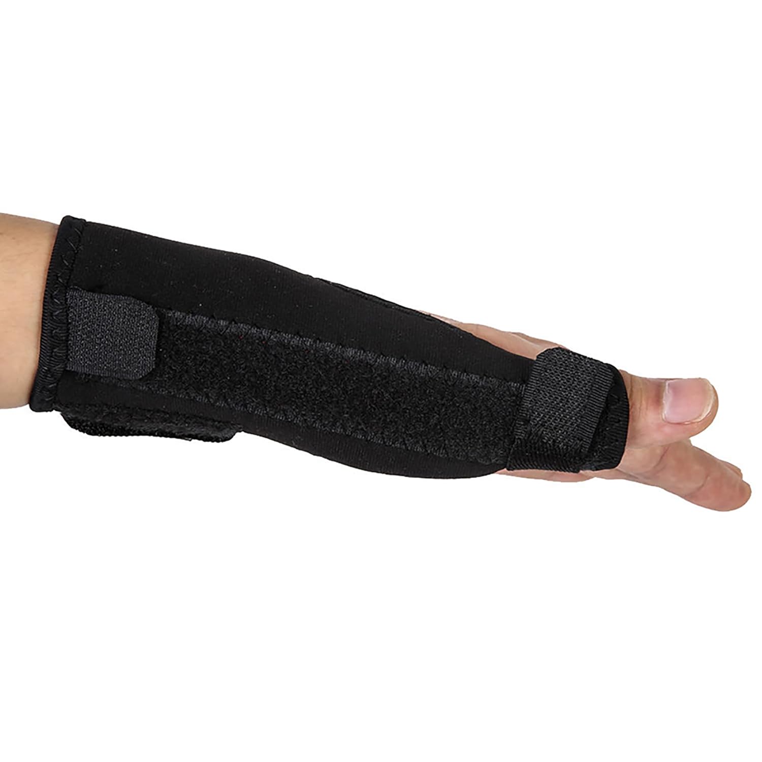 KAV Thumb Wrist Support Splint for Carpal Tunnel- Adjustable, Heat Retention, Stabilization with Aluminum Stay - Fits Left or Right Hand, One Size Wrist Splint