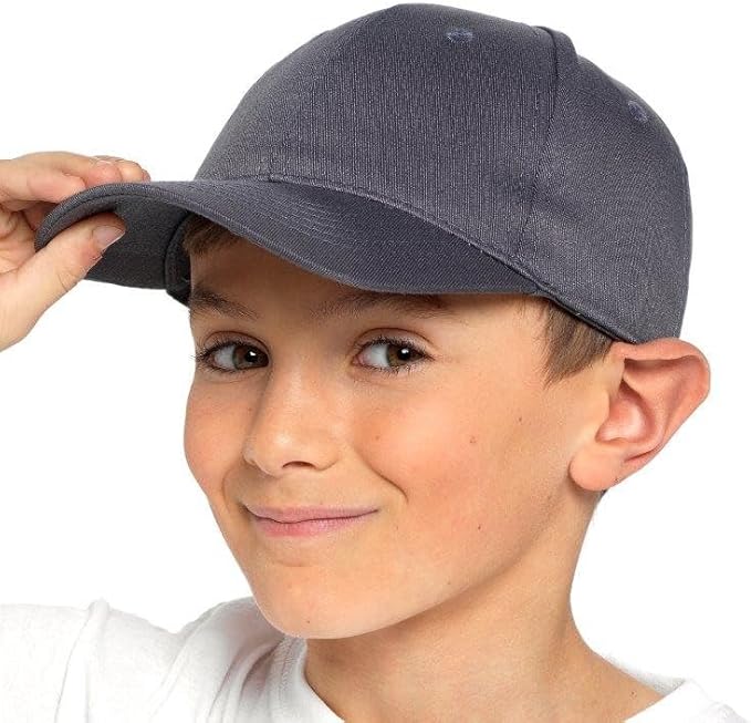 KAV Kids Baseball Cap - Adjustable Hat for Boys and Girls - Sun Protection Hat for Kids Outdoor Activities - Unisex Youth Sports Hat, Running Cap