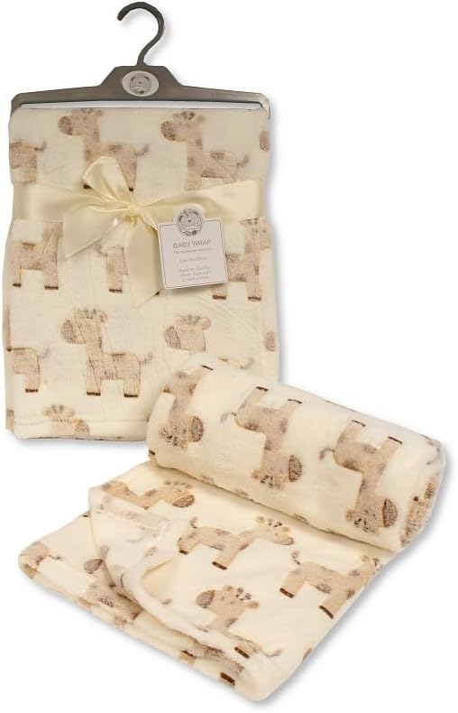 KAV Premium Fleece Baby Wrap Blanket - All-Season Comfort, Sustainable and Breathable, 75x100 cm, Easy Wash, Lightweight for Newborns, Infants, and Babies