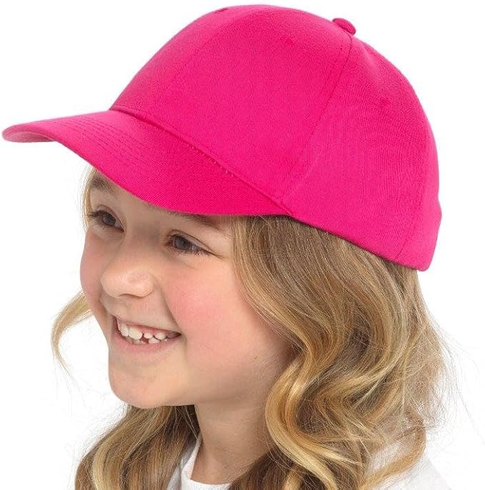 KAV Kids Baseball Cap - Adjustable Hat for Boys and Girls - Sun Protection Hat for Kids Outdoor Activities - Unisex Youth Sports Hat, Running Cap