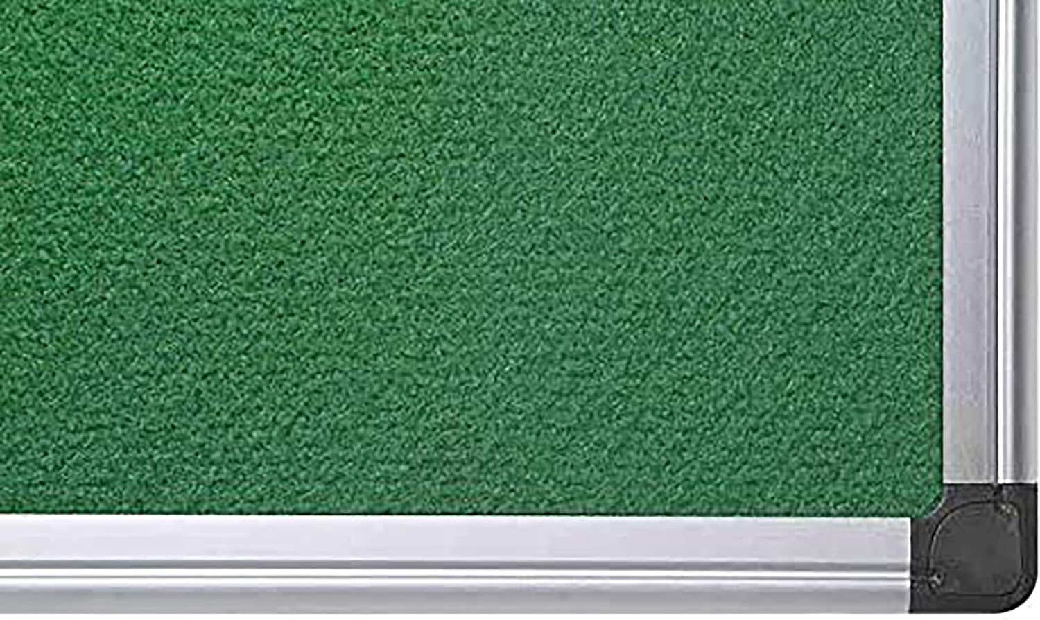 KAV 60 cm x 45cm Aluminium Frame Felt Notice Pin Board - Notice Board Bulletin Frame for Office, School, Bedroom, Memo, and Home
