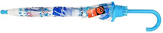 KAV Kids Transparent School Umbrella Boys and Girls - Sweet, Beautiful, Lightweight Design Dome Parasol for Your Child
