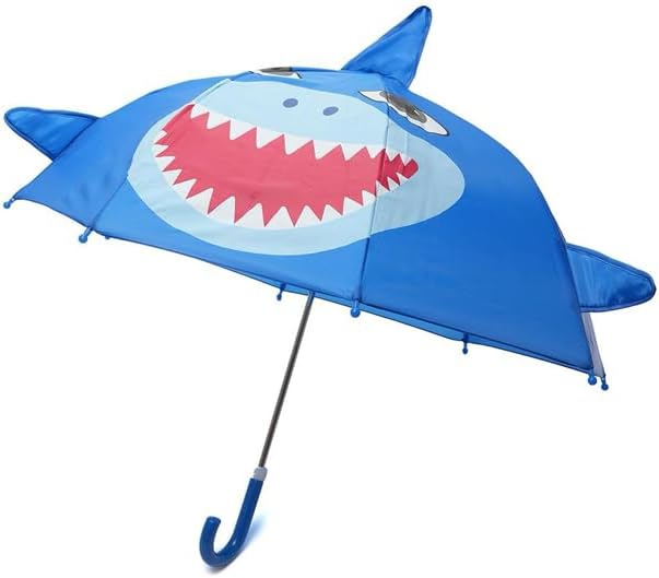 KAV Kids Transparent School Umbrella Boys and Girls - Sweet, Beautiful, Lightweight Design Dome Parasol for Your Child