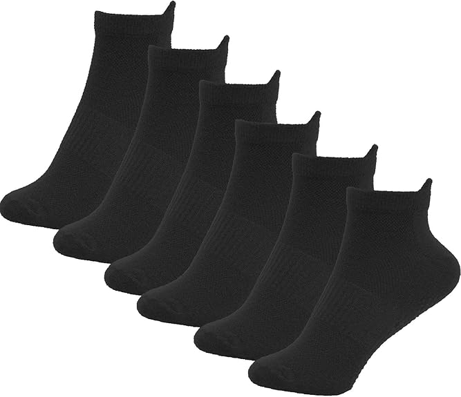 KAV Non-Slip Grip Yoga Pilates Socks for Women - Perfect for Gym, Yoga Pilates, Dance ballet barre - Full Toe Ankle Socks with Grippers for Fall Prevention & Stability