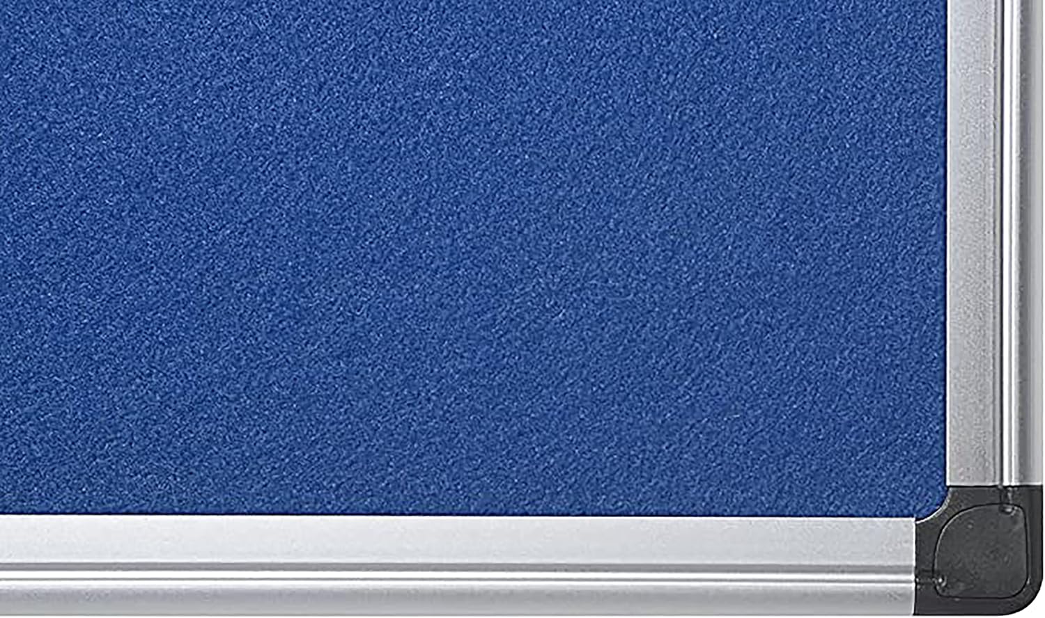 KAV 60 cm x 45cm Aluminium Frame Felt Notice Pin Board - Notice Board Bulletin Frame for Office, School, Bedroom, Memo, and Home