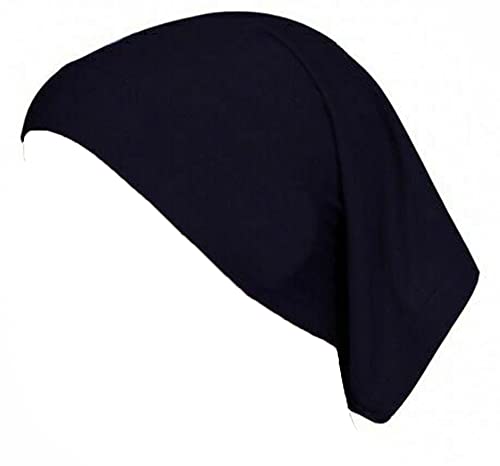 KAV Women Under Headscarf Elastic Sweat Absorbent Cotton Inner Hijab Tube Bonnet Hair Wrap Cover Head Band Cap for Girls