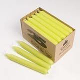 Pack of 25 Lime Candles in Window Box