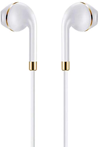 KAV® USB Type-C Earphone in-Er Stereo Bass Noise Canceling Headphones with Mic Compatible with type-c phone as Google Pixel 2/3/4/2xl/3xl/4XL, Huawei, HTC, Essential Phone