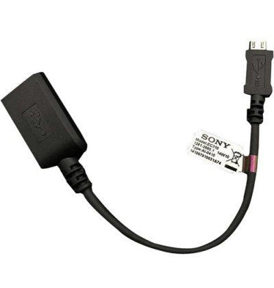 Sony EC310 Micro USB to USB Adapter OTG Cable for Xperia T3 Style, Tipo, Tipo Dual, TX, U ST25i, V, Z, ZL, Z Ultra, Z1, Z1 Compact, Z2, Z3, Z3/Z3, Z5, Z5 Compact, ZR, Tablet S-Black (Bulk Packed)