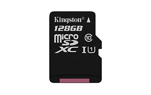 Kingston SDCX10/128GBSP 128 GB Class 10 Micro SDXC Memory Card without Full Size Adapter
