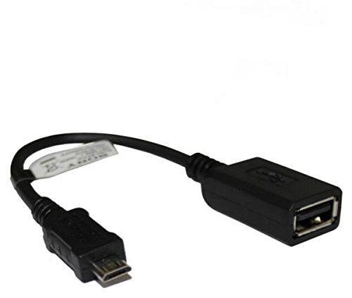 Sony EC310 Micro USB to USB Adapter OTG Cable for Xperia T3 Style, Tipo, Tipo Dual, TX, U ST25i, V, Z, ZL, Z Ultra, Z1, Z1 Compact, Z2, Z3, Z3/Z3, Z5, Z5 Compact, ZR, Tablet S-Black (Bulk Packed)