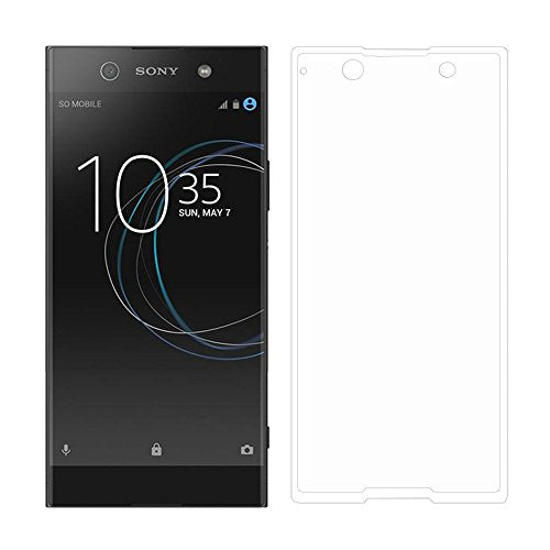 Xperia XA1 Protector, Tempered Glass Protective Films Invisible Transparent Clear Protection Display Shield for Xperia XA1 - (Pack of 2)