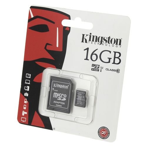 Acce2S - Kingston 16 GB Memory Card for Samsung Galaxy J5 2016 - Micro SDHC Class 10 Kingston