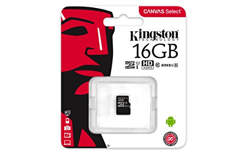 Kingston SDCS Micro SD Canvas Select Class 10 UHS-I Memory Card