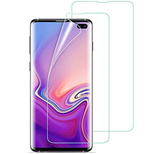 KAV - TWIN PACK 2 x HD Clear Flexible TPU Protective Film [Bubble Free][Compatible with Case][In-Display Fingerprint Support] - NOT A TEMPERED GLASS (Choose your model)
