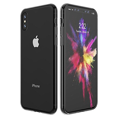 iPhone X Case, iPhone X Edition Case Cover, By DN-Alive [Wireless Charger Compatible] [Gel] [Slim] [Clear] [Silicone] [Transparent] [iPhone X Screen Protector Compatible] [Protective] [Bumper] [Slim] [TPU] iPhone X Edition Case