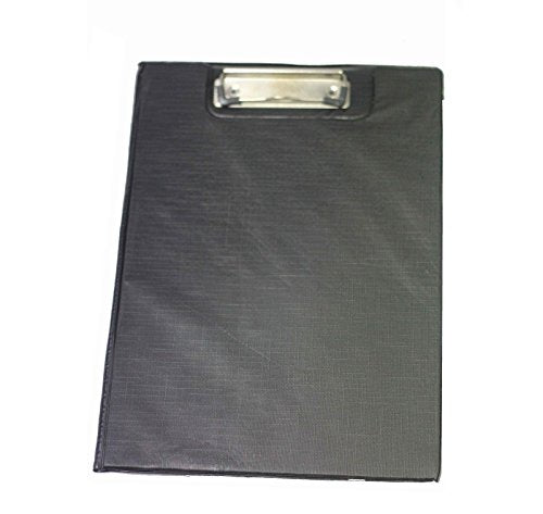 SystemsEleven Home Office School Clipboard A4 Size Fold Over Papper Pocket Hard Cover