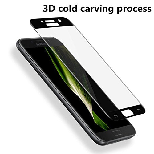 Samsung Galaxy A7 2017 Protector, Tempered Glass Protective Films Invisible Transparent Clear Protection Display Shield for Samsung Galaxy A7 2017