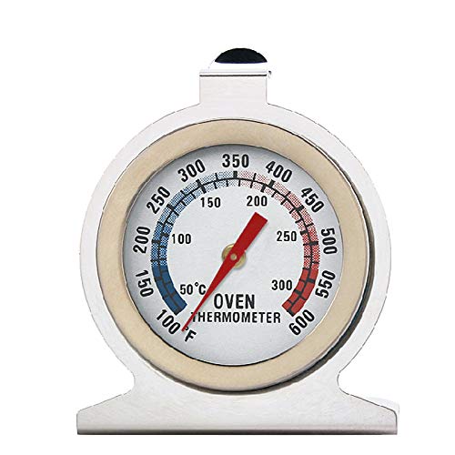 KAV In Oven thermometer Portable tempature gauge for ovens with Colour dial Temperature range 50-300℃ ideal for Cooking BBQ Baking Kitchen - universal thermometer for oven