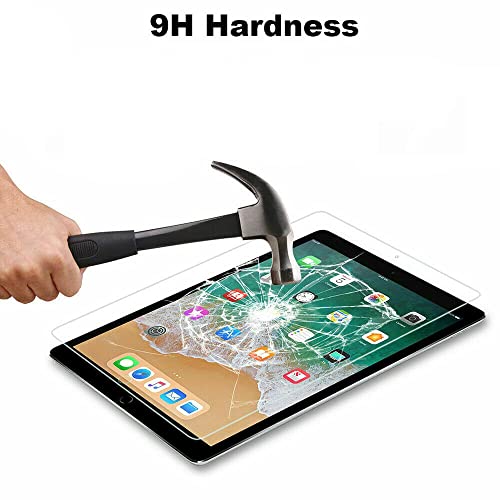 KAV Tempered Glass Screen Protector Compatible with iPad Air 3 (10.5 Inch 2019 Model) and iPad Pro 10.5 (2017) - Suitable for Apple Pencil Pens (2 Pack)