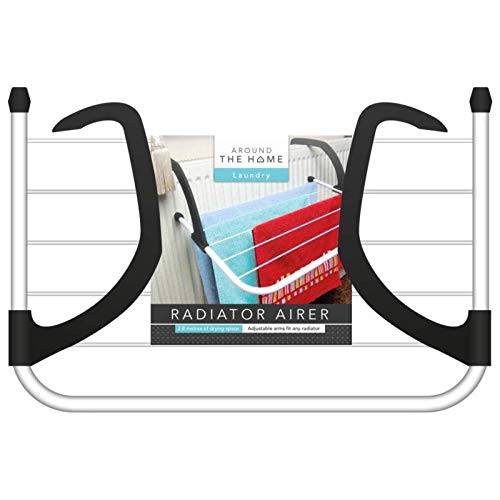 Clothes Drying Radiator KAV 2 X Clothes airer drying rack 5 Bar radiator airers for indoor clo ...
