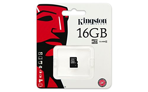 Kingston microSDHC SDC4/16GBSP Class 4 Flash Card Single