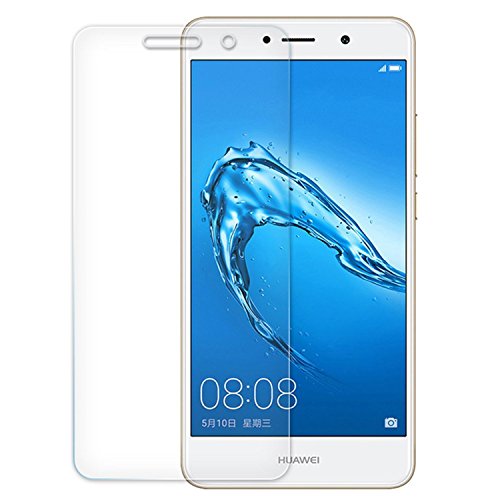 Huawei Y7 PRIME Screen Protector, Tempered Glass Protective Films Invisible Transparent Clear Protection Display Shield for Huawei Y7 PRIME - (Pack of 2)