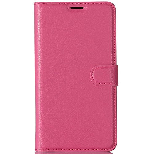 LG K4 2017, PU Leather Wallet Case Flip Cover with Card Slots & Stand For LG K4 2017 - Pink