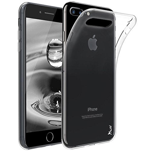 iPhone 7 Plus Case, iPhone 8 Plus Case, [Scratch Resistant] Premium Slim Thin Flexible Soft TPU Protective Case Cover For Apple iPhone 7 Plus/iPhone 8 Plus - Clear