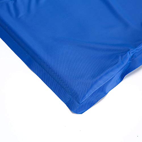 KAV Small 30x40 cm Waterproof Pet Self Cooling Mat with Non-Toxic Gel Animal Cold Ice Pad for Indoor, Outdoor, Summer, Home, Car, Crates or Kennels (Blue)