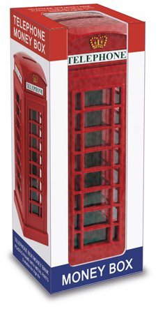 Large Telephone Booth / Phone Box London Souvenir Money Box Bank Souvenir! Souvenir / Speicher / Memoria! A Collectible, Distinctive, London, England British UK Collectible at Wonderfully Discounted Prices! A One-of-a-kind London Souvenir! / Plastic With