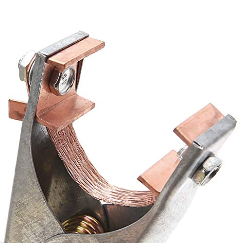 KAV - Pack of 2 Welding Manual Welder Arc Earth Ground Cable Copper Grip Clip Clamp 300A