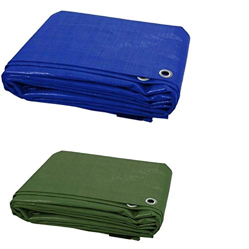 KAV - Tarpaulin waterproof heavy duty 130 GSM LARGE - 6M x 9 M (20ftx 30 FT) with Eyelets ground sheet Multifunctional Quality Cover Tarp