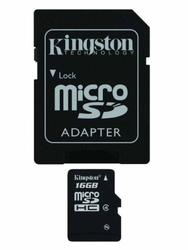 Professional Kingston MicroSDHC 16GB (16 Gigabyte) Card for HTC Wing Phone Phone with custom formatting and Standard SD Adapter. (SDHC Class 4 Certified)