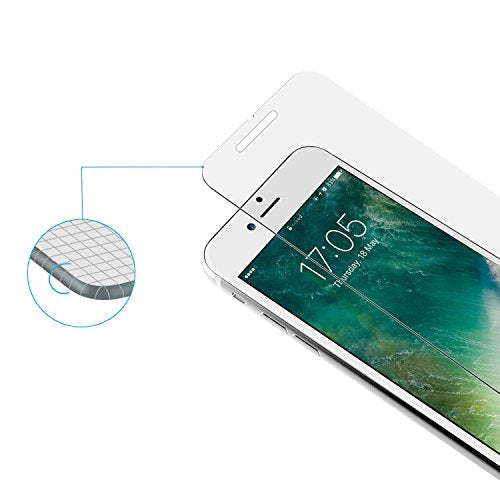 Iphone 8 Protector, Tempered Glass Protective Films Invisible Transparent Clear Protection Display Shield for Iphone 8